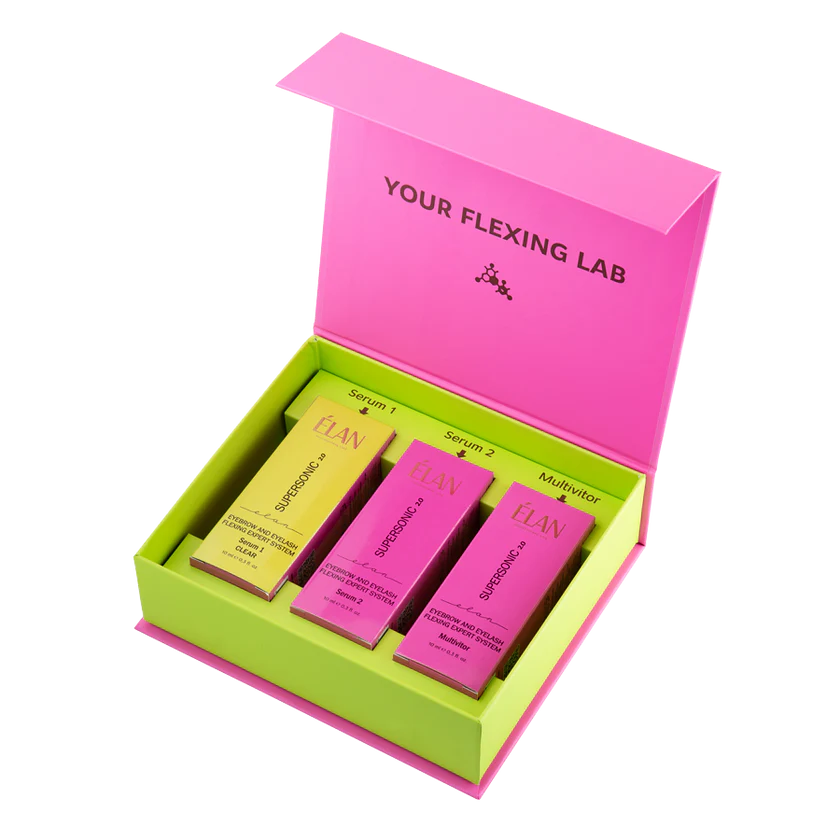 Set of eyebrow and eyelash flexing expert system «SUPERSONIC 2.0» (Serum 1 CLEAR)